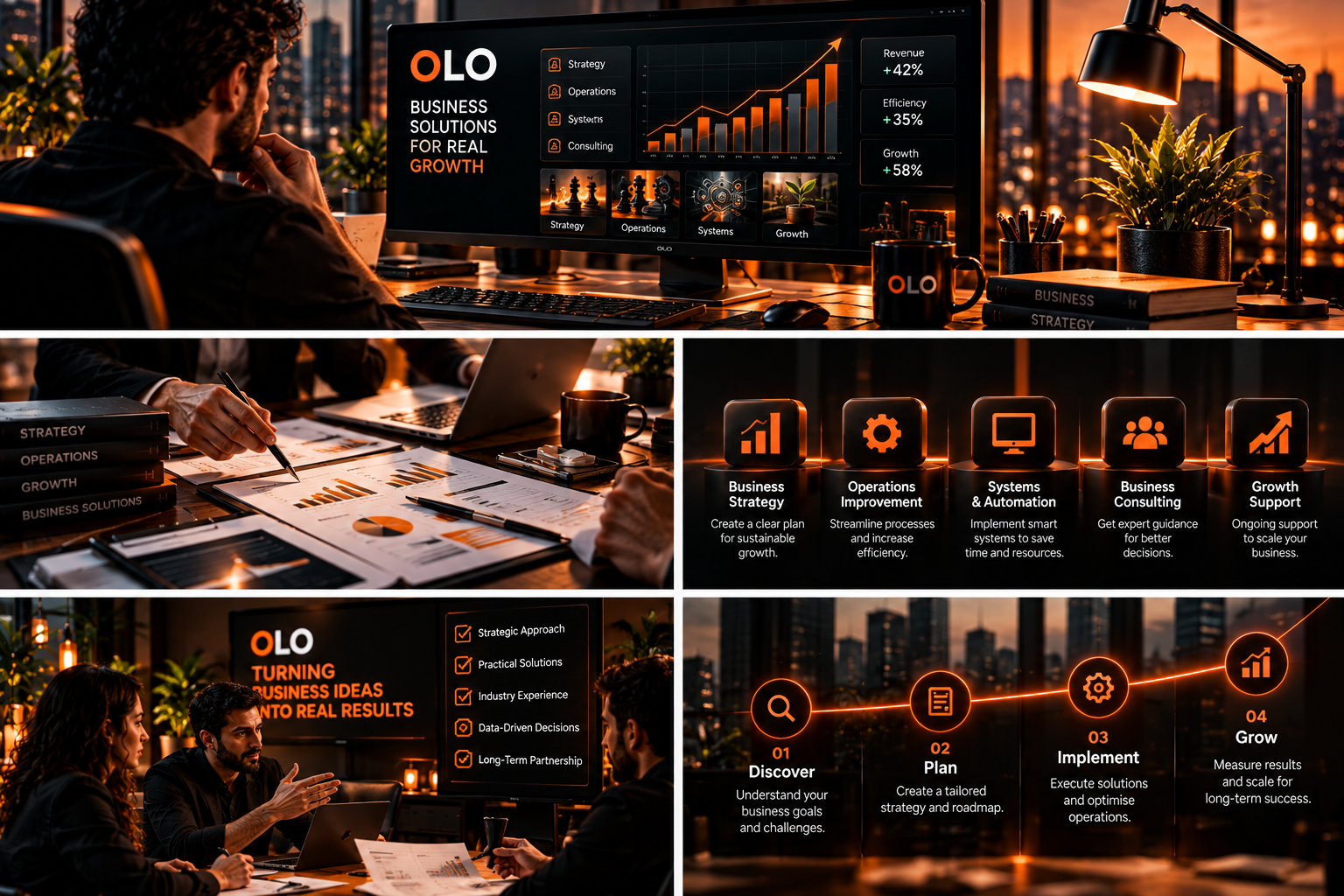 Business strategy and company materials